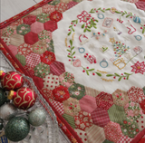 Merry Mistletoe Mini EPP and Embroidery Kit by Sharon Burgess of Lilabelle Lane Creations **Arriving Mid November; Reserve Yours Now!**