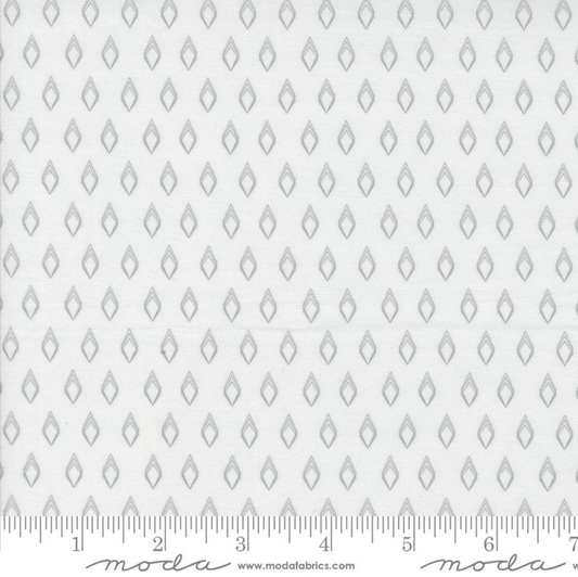 Mixed Bag of Bonbons by Jen Kingwell for Moda Fabrics - 18250 11 Grey on White Forever