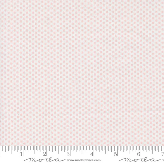 Mixed Bag of Bonbons by Jen Kingwell for Moda Fabrics - 18256 11 Pink on White Hopscotch
