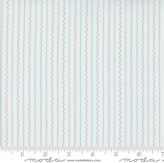 Mixed Bag of Bonbons by Jen Kingwell for Moda Fabrics - 18257 11 Blue on White Frequency