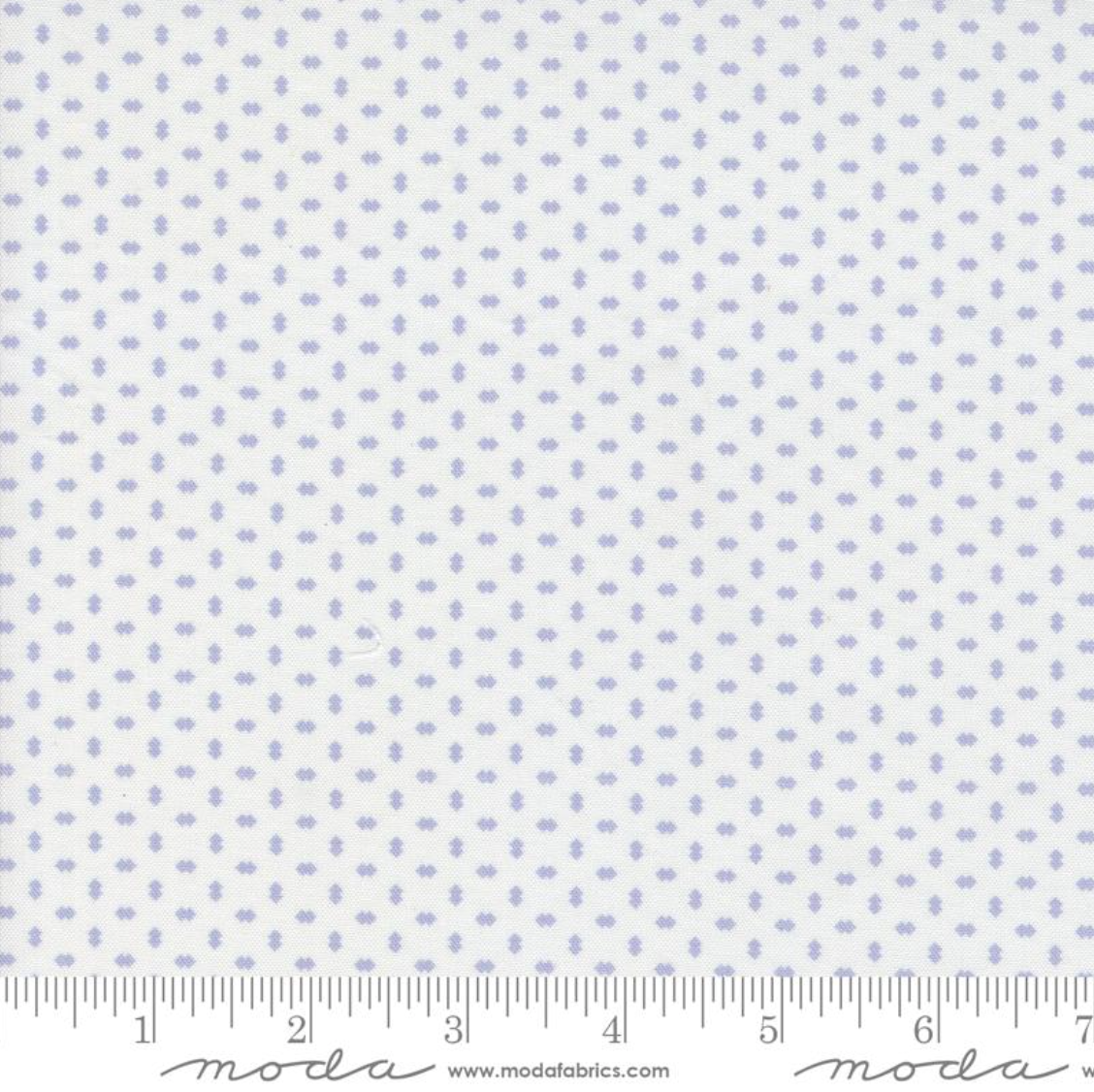 Mixed Bag of Bonbons by Jen Kingwell for Moda Fabrics - 18258 11 Lavender on White Road Trip