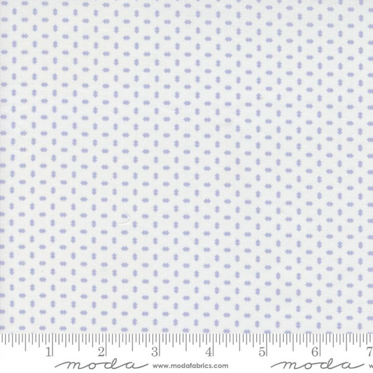 Mixed Bag of Bonbons by Jen Kingwell for Moda Fabrics - 18258 11 Lavender on White Road Trip