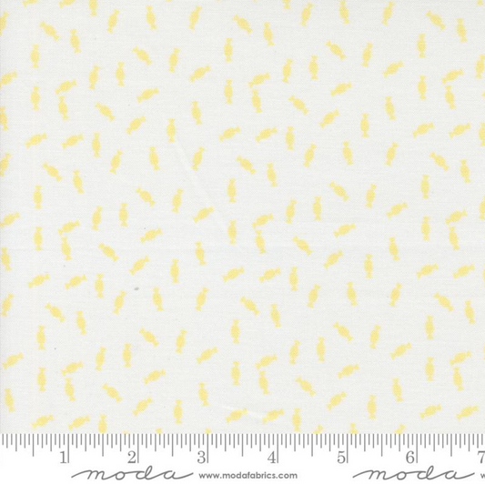 Mixed Bag of Bonbons by Jen Kingwell for Moda Fabrics - 18260 11 Yellow on White Sweetie