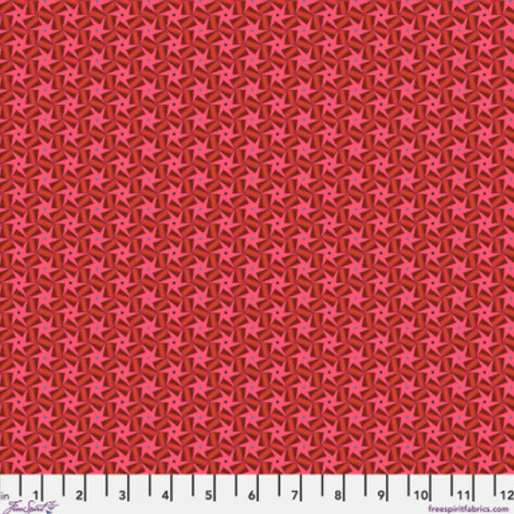 Murano by Odile Bailloeul for Free Spirit Fabrics - Basilico in Rose PWOB095.Rose