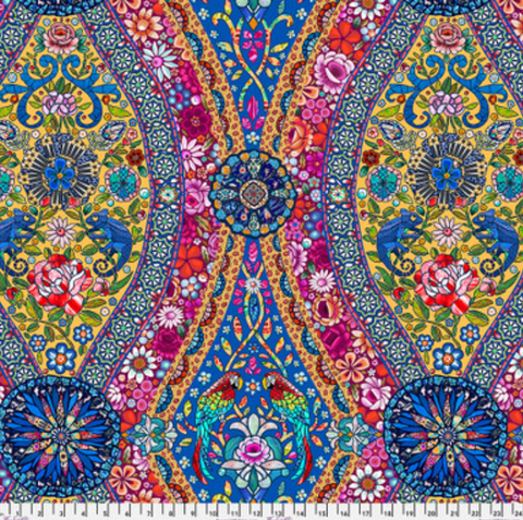 Murano by Odile Bailloeul for Free Spirit Fabrics - Palazzio Grande in Marine PWOB086.Marine