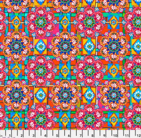 Murano by Odile Bailloeul for Free Spirit Fabrics - Sulfuro in Multi PWOB093.Multi
