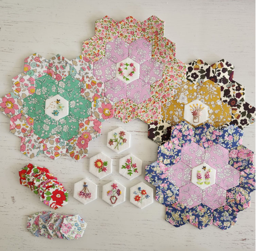 My Garden Embroidery Panel designed by Lilabelle Lane - Volume 2
