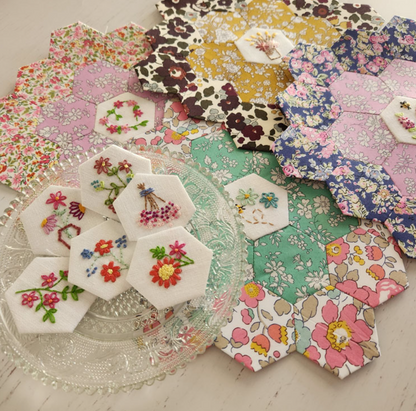 My Garden Embroidery Panel designed by Lilabelle Lane - Volume 2