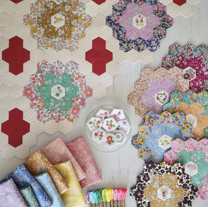 My Garden Quilt Creative Card and Template designed by Lilabelle Lane
