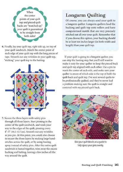 Perfectly Pieced Quilt Backs by Kelly Young