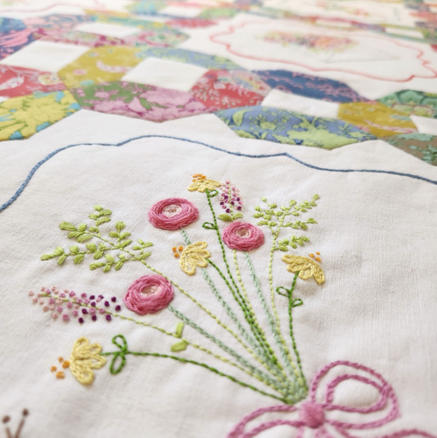 Posy Block of the Month by Lilabelle Lane Creations ** REGISTRATION FEE ONLY **