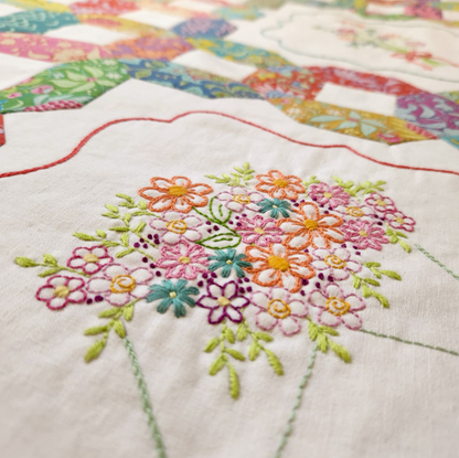 Posy Block of the Month by Lilabelle Lane Creations ** REGISTRATION FEE ONLY **