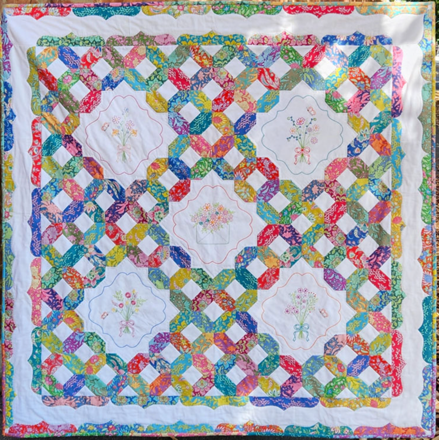 Posy Block of the Month by Lilabelle Lane Creations ** REGISTRATION FEE ONLY **