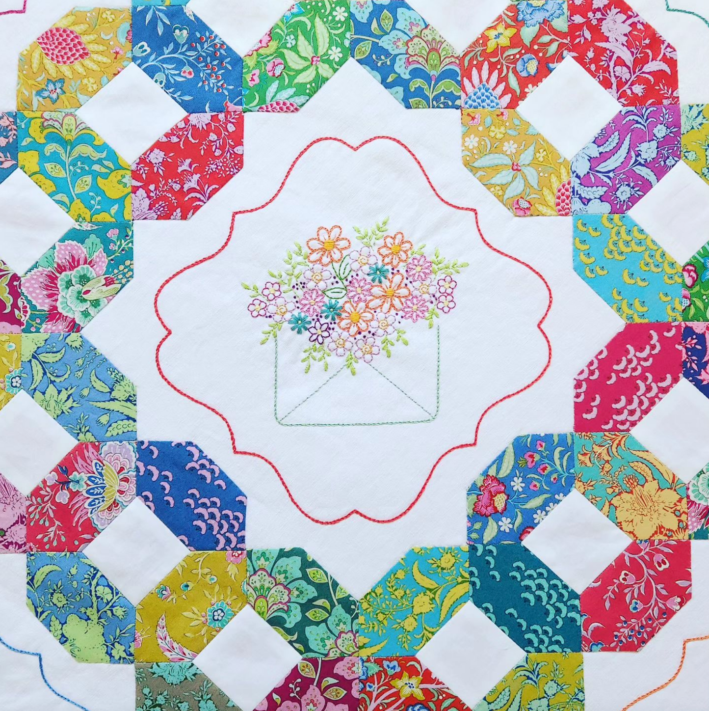 Posy Block of the Month by Lilabelle Lane Creations ** REGISTRATION FEE ONLY **