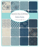Indigo Blooming Collection by Debbie Maddy for Moda Fabrics - Fat Quarter Bundle