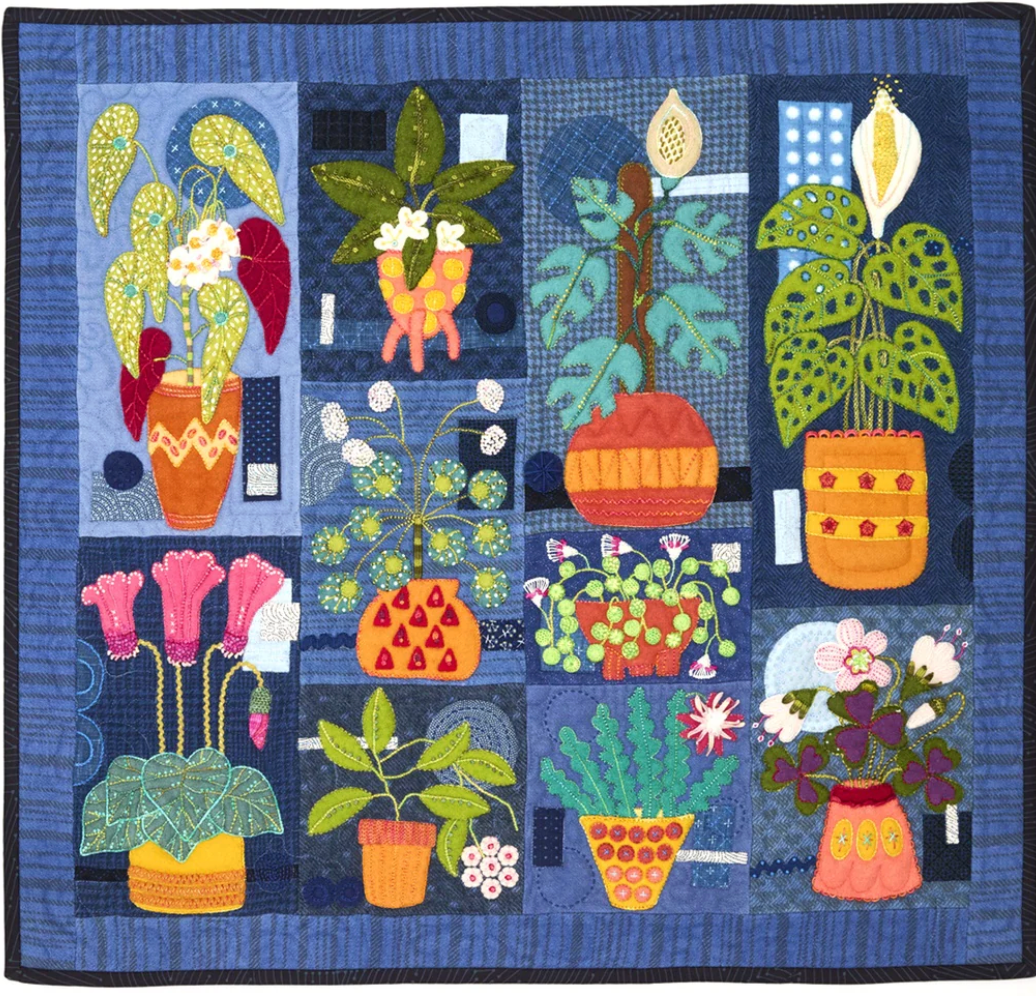 House Plant - Wool Block of the Month by Sue Spargo **REGISTRATION FEE ONLY** STARTS AUGUST 2026