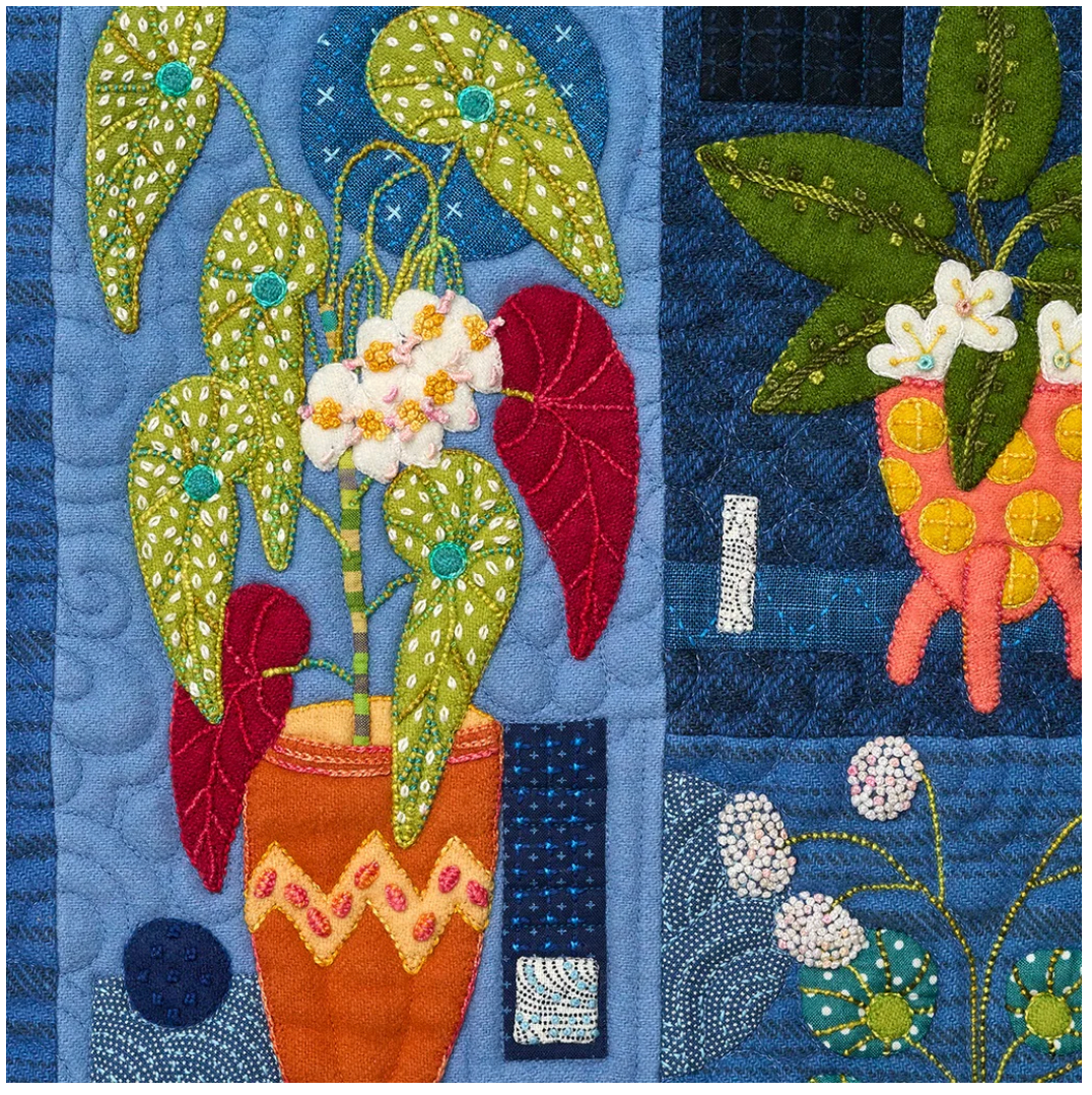House Plant - Wool Block of the Month by Sue Spargo **REGISTRATION FEE ONLY** STARTS AUGUST 2026