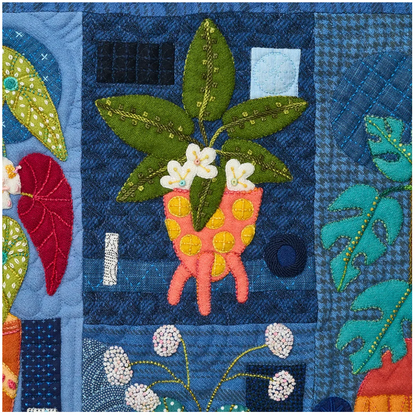 House Plant - Wool Block of the Month by Sue Spargo **REGISTRATION FEE ONLY** STARTS AUGUST 2026