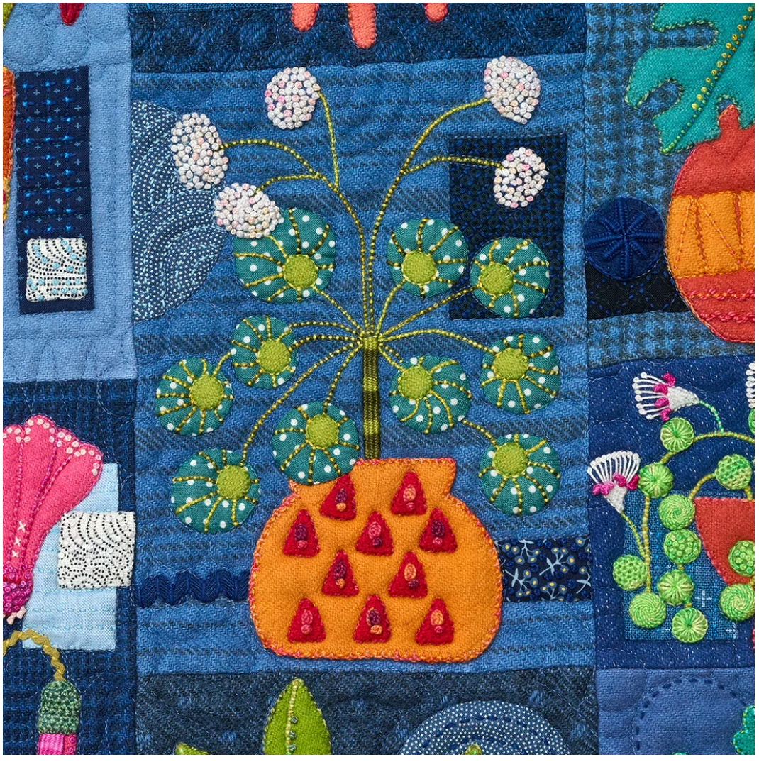 House Plant - Wool Block of the Month by Sue Spargo **REGISTRATION FEE ONLY** STARTS AUGUST 2026