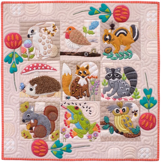 Critter & Clover - Wool Block of the Month by Sue Spargo - Starts August 2025 **Registration Fee Only**