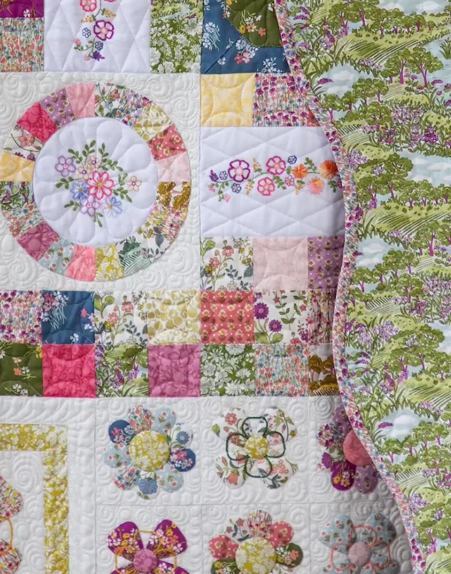Arabella Quilt Complete EPP and Acrylic Template Kit by Sharon Burgess for Lilabelle Lane