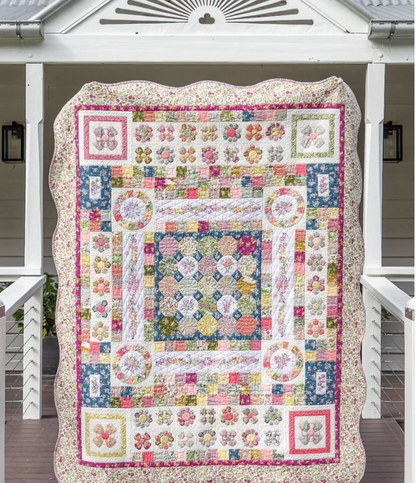 Arabella Quilt Complete EPP and Acrylic Template Kit by Sharon Burgess for Lilabelle Lane