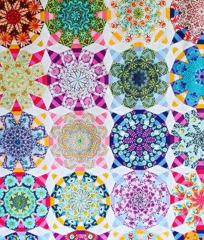 Paddle Wheel Quilt Pattern and Paper Piece Kit by Lilabelle Lane Creations