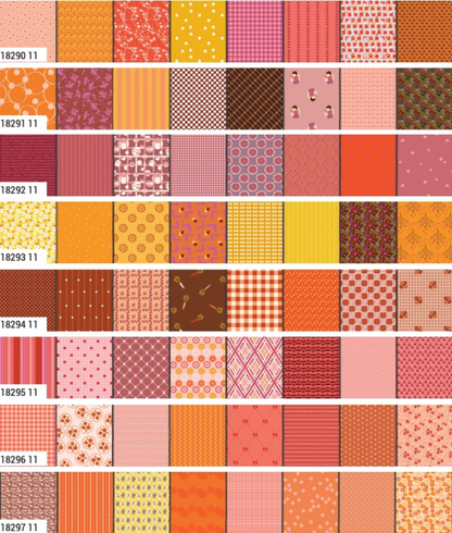 Gathered Lollies designed by Jen Kingwell for Moda -  Half Yard Bundles