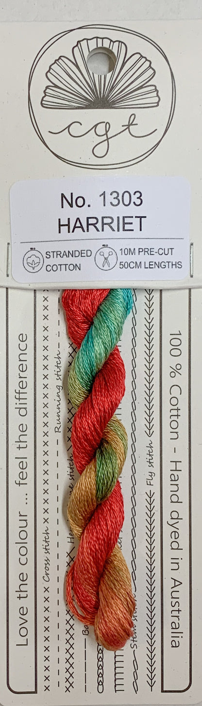 Signature Range by Cottage Garden Threads Multi-variegated Six-Stranded Floss - Retired Threads