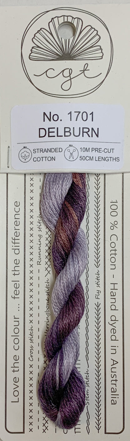 Signature Range by Cottage Garden Threads Multi-variegated Six-Stranded Floss - Retired Threads