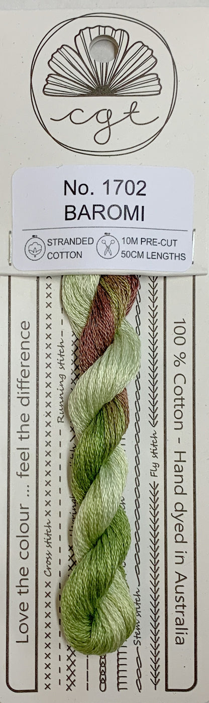 Signature Range by Cottage Garden Threads Multi-variegated Six-Stranded Floss - Retired Threads
