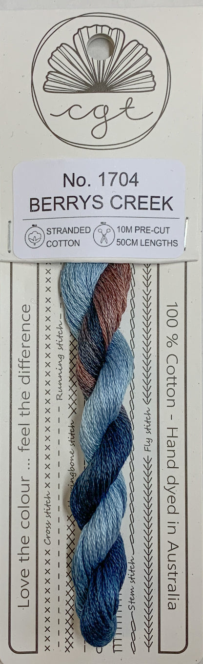 Signature Range by Cottage Garden Threads Multi-variegated Six-Stranded Floss - Retired Threads