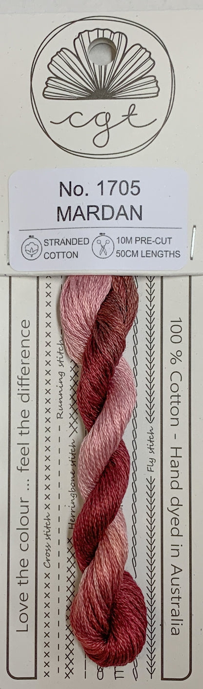 Signature Range by Cottage Garden Threads Multi-variegated Six-Stranded Floss - Retired Threads