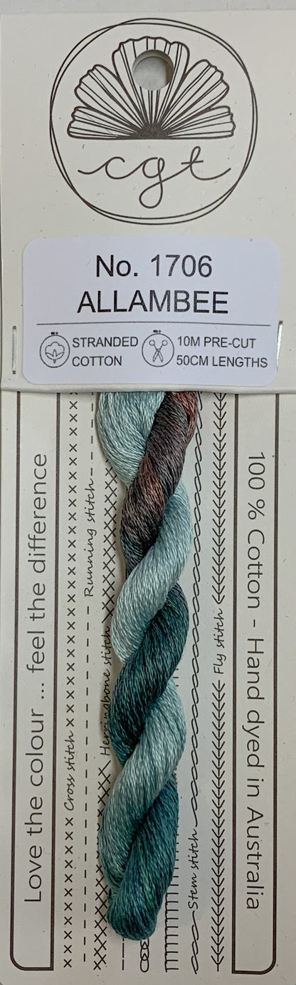 Signature Range by Cottage Garden Threads Multi-variegated Six-Stranded Floss - Retired Threads