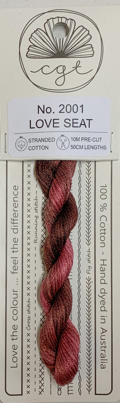 Signature Range by Cottage Garden Threads Multi-variegated Six-Stranded Floss - Retired Threads