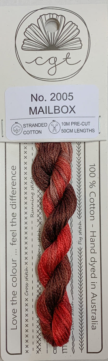 Signature Range by Cottage Garden Threads Multi-variegated Six-Stranded Floss - Retired Threads