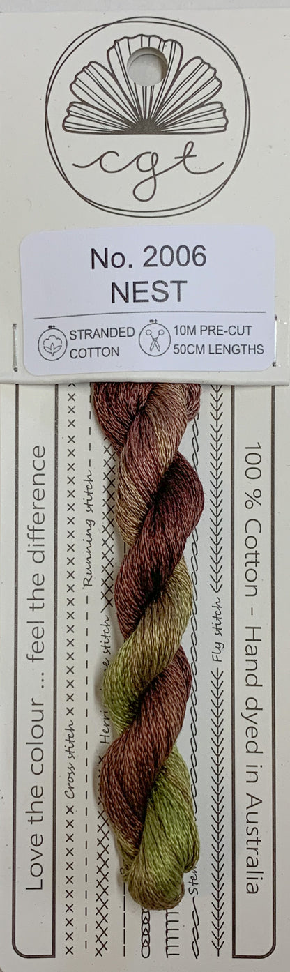 Signature Range by Cottage Garden Threads Multi-variegated Six-Stranded Floss - Retired Threads