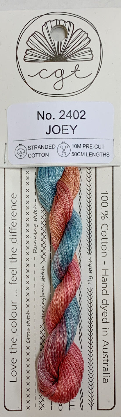 Signature Range by Cottage Garden Threads Multi-variegated Six-Stranded Floss - Retired Threads