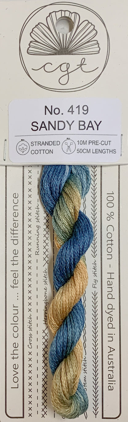 Signature Range by Cottage Garden Threads Multi-variegated Six-Stranded Floss - Retired Threads