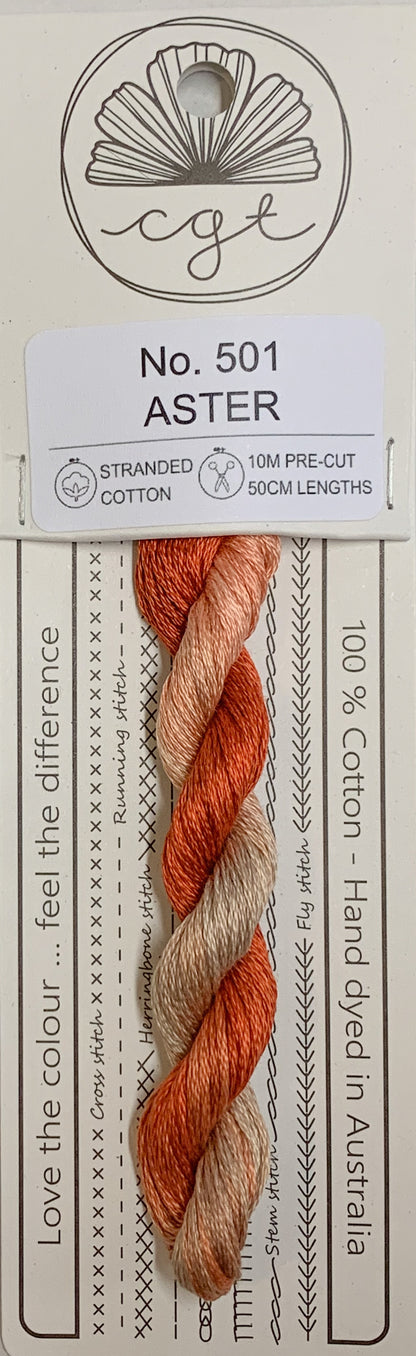 Signature Range by Cottage Garden Threads Multi-variegated Six-Stranded Floss - Retired Threads
