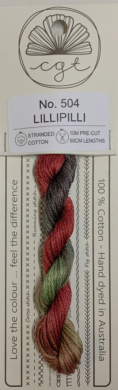 Signature Range by Cottage Garden Threads Multi-variegated Six-Stranded Floss - Retired Threads
