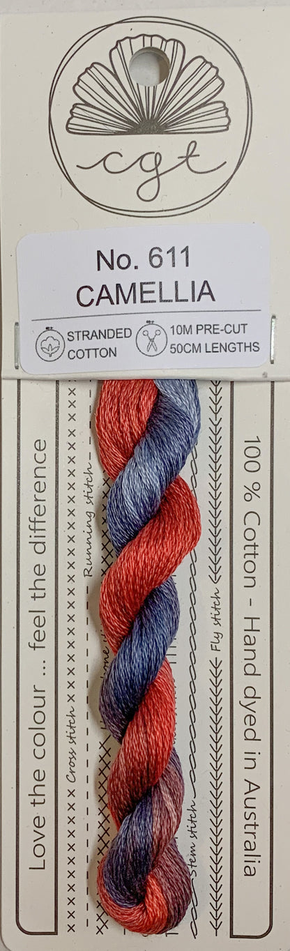 Signature Range by Cottage Garden Threads Multi-variegated Six-Stranded Floss - Retired Threads