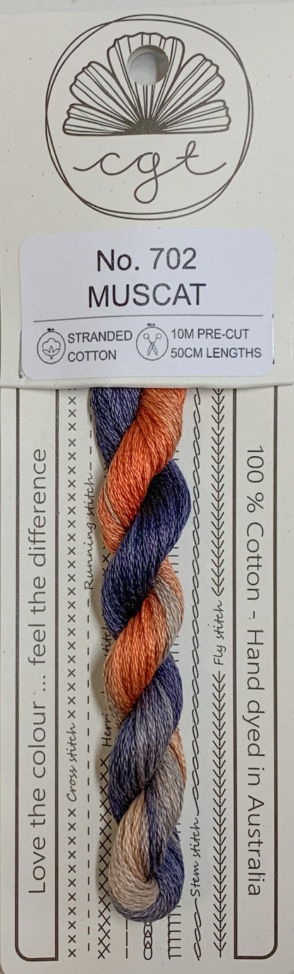 Signature Range by Cottage Garden Threads Multi-variegated Six-Stranded Floss - Retired Threads