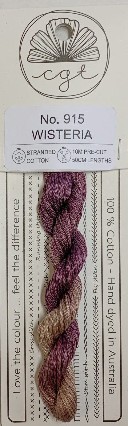 Signature Range by Cottage Garden Threads Multi-variegated Six-Stranded Floss - Retired Threads