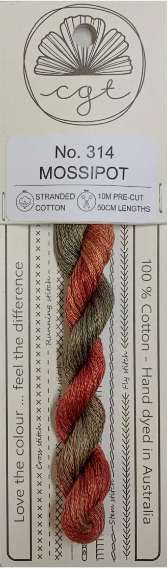 Signature Range by Cottage Garden Threads Multi-variegated Six-Stranded Floss - Retired Threads