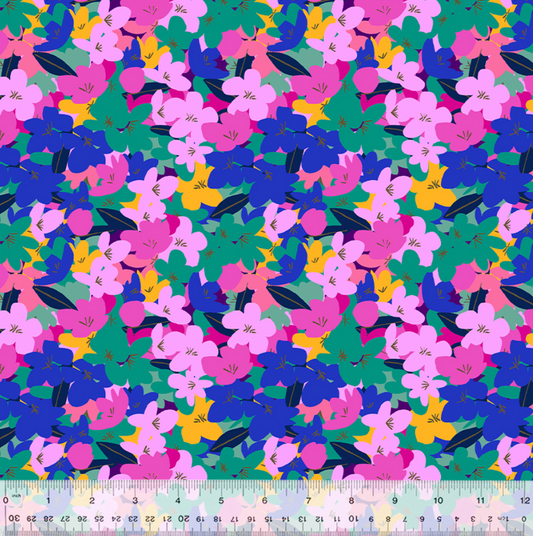 West Palm Beach by Jennifer Paganelli for Windham Fabrics - 54049-10 Lucia in Hot Pink