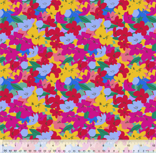 West Palm Beach by Jennifer Paganelli for Windham Fabrics - 54049-11 Lucia in Red