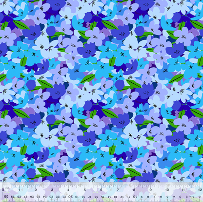 West Palm Beach by Jennifer Paganelli for Windham Fabrics - 54049-1 Lucia in Cobalt