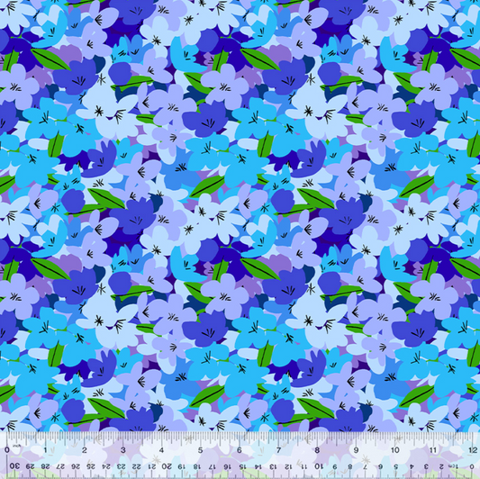 West Palm Beach by Jennifer Paganelli for Windham Fabrics - 54049-1 Lucia in Cobalt