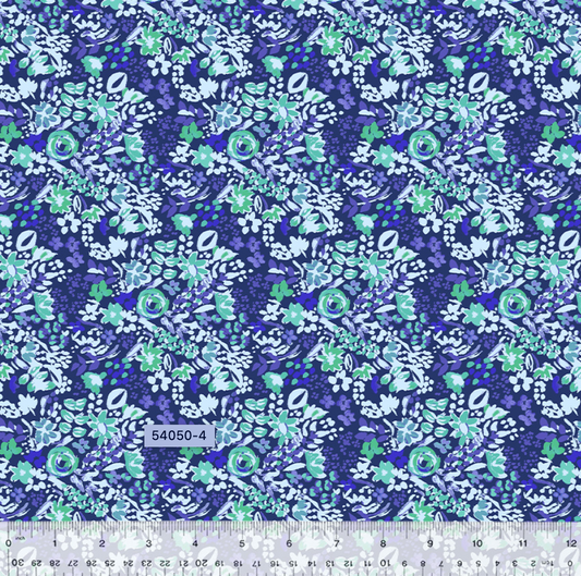 West Palm Beach by Jennifer Paganelli for Windham Fabrics - 54050-4 Joanna in Blue